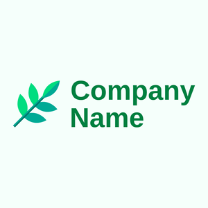 Olive logo on a Mint Cream background - Agriculture