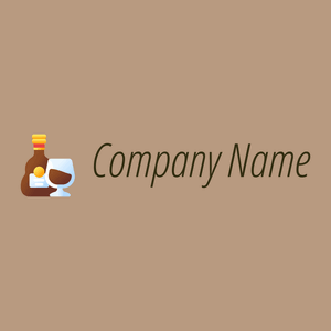 Cognac on a Pale Taupe background - Food & Drink