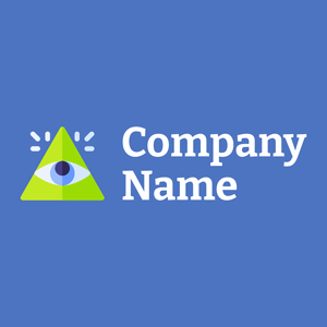 Triangle logo on a Havelock Blue background - Religión