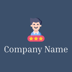 Person logo on a Astronaut background - Abstrait