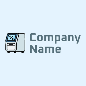 Rt pcr machine logo on a Alice Blue background - Medical & Farmacia