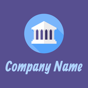 Courthouse logo on a Victoria background - Arquitetura