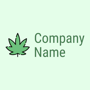 Cannabis logo on a Honeydew background - Agriculture