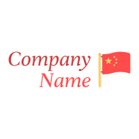 Flag China on a White background - Viajes & Hoteles