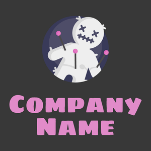 Voodoo doll logo on a Eclipse background