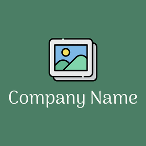 Gallery logo on a green background - Medio ambiente & Ecología