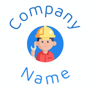 Worker logo on a White background - Entreprise & Consultant
