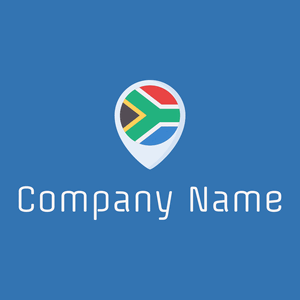 South africa on a Lochmara background - Caridade & Empresas Sem Fins Lucrativos