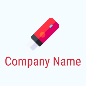 Coral Red Pen drive on a Alice Blue background - Automobili & Veicoli