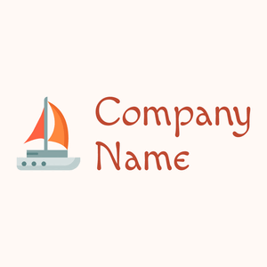 Orange Boat logo on a Seashell background - Automobili & Veicoli