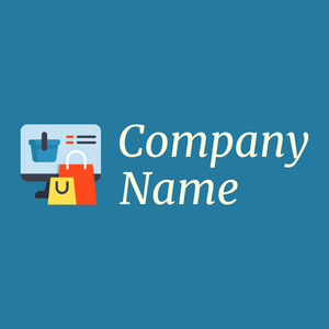 Shopping logo on a Java background - Gemeenschap & Non-Profit