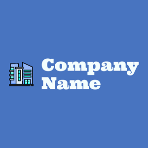 Apartment logo on a Havelock Blue background - Construction & Outils