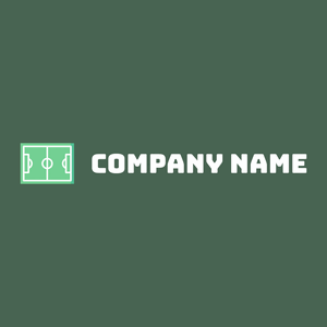 Pitch on a Viridian Green background - Esportes