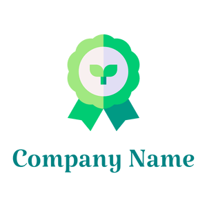 Badge on a White background - Environmental & Green