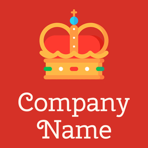 Crown on a Persian Red background - Juegos & Entretenimiento