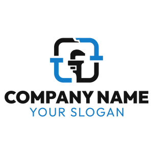 Pipe wrench and pipes logo - Construcción & Herramientas