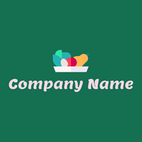 Ingredients logo on a Dark Spring Green background - Cibo & Bevande