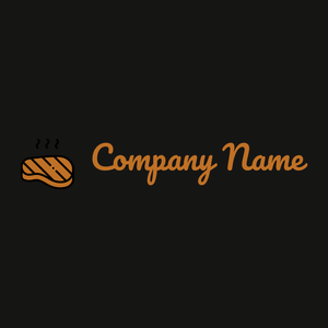 Steak logo on a Maire background - Alimentos & Bebidas