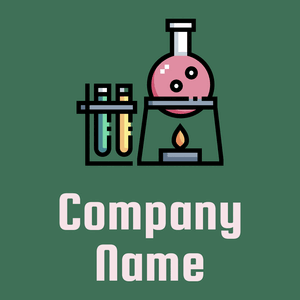 Laboratory logo on a Stromboli background - Industrie