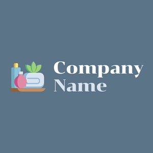 Massage logo on a Waikawa Grey background - Spa & Estética