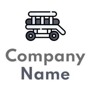 Stretcher logo on a White background - Hospital & Farmácia