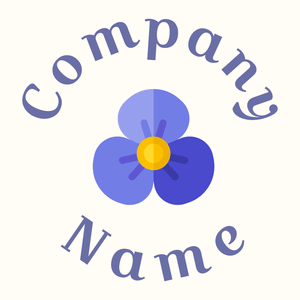 Violet logo on a Floral White background - Milieu & Ecologie