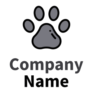 Storm Grey Track on a White background - Animais e Pets