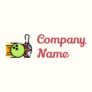 Bowling ball on a Floral White background - Juegos & Entretenimiento
