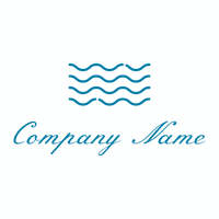 Waves logo on a White background - Landscaping