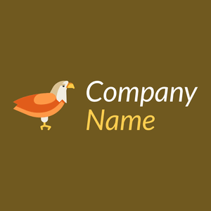 Eagle on a Antique Brass background - Animali & Cuccioli