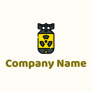 Nuclear bomb logo on a Floral White background - Categorieën