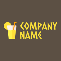 Lemonade logo on a Judge Grey background - Cibo & Bevande