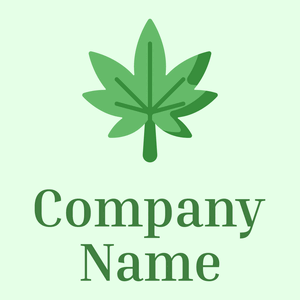 Cannabis logo on a Honeydew background - Immobilien & Hypotheken