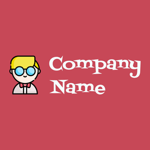 Nerd logo on a Mandy background - Onderwijs