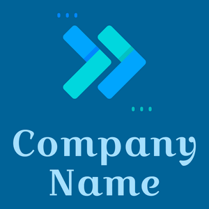 Deep Sky Blue Right arrow on a Cerulean background - Esportes