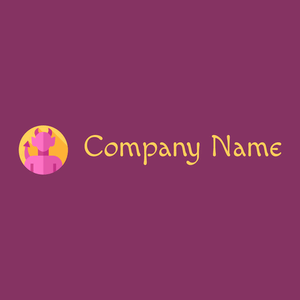 Devil logo on a Flirt background - Religione