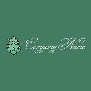 Bud logo on a Dark Green Copper background - Vastgoed & Hypotheek