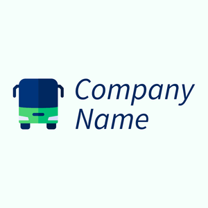 Bus logo on a green background - Automobili & Veicoli
