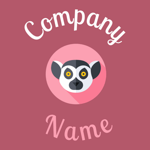 Lemur logo on a Blush background - Voyage & Hotel