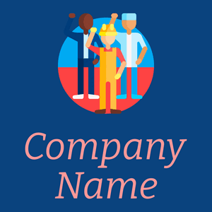Worker logo on a Dark Cerulean background - Affari & Consulenza