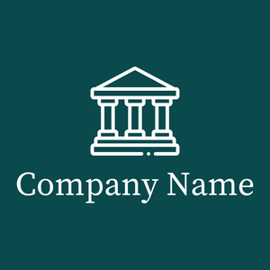 Courthouse logo on a Cyprus background - Arquitetura