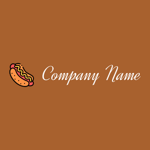 Hotdog logo on a Mai Tai background - Nourriture & Boisson