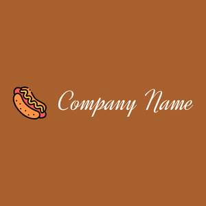 Hotdog logo on a Mai Tai background - Essen & Trinken