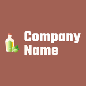 Olive Oil logo on a Au Chico background - Landwirtschaft
