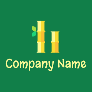 Bamboo logo on a Salem background - Medio ambiente & Ecología