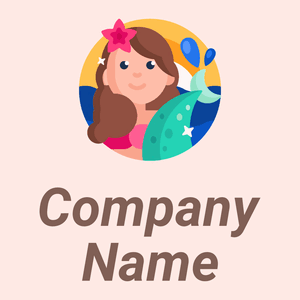 Mermaid on a Misty Rose background - Juegos & Entretenimiento