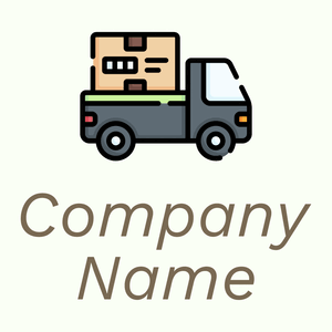 Delivery truck logo on a Ivory background - Automóveis & Veículos