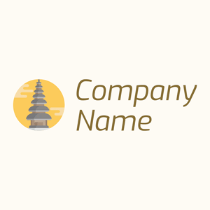 Indonesia logo on a Floral White background - Abstrait