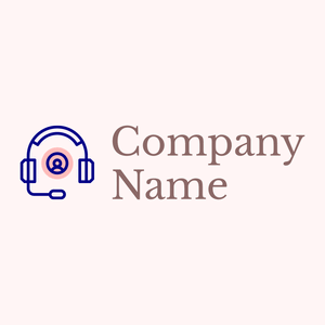 Dark Blue Headphone on a Snow background - Business & Consulting