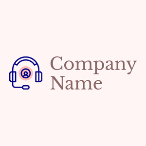 Dark Blue Headphone on a Snow background - Zakelijk & Consulting